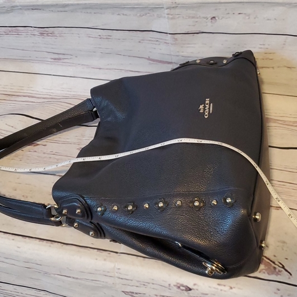 Coach Navy Blue Shoulder Bag - Picture 8 of 9